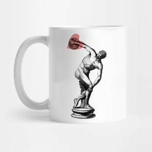 Discobolus with a heart Mug